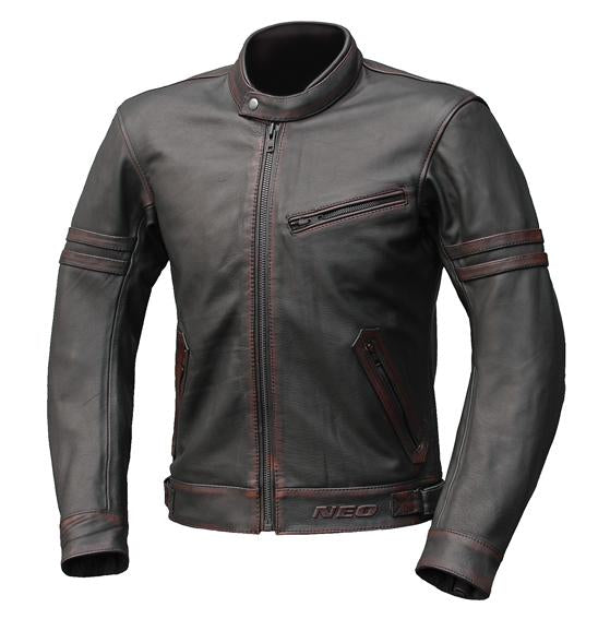 NEO Jacket Cafe Leather Brown Size 4XL