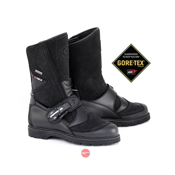 Sidi Canyon Black Gore-Tex Adventure Boots Size EU 41