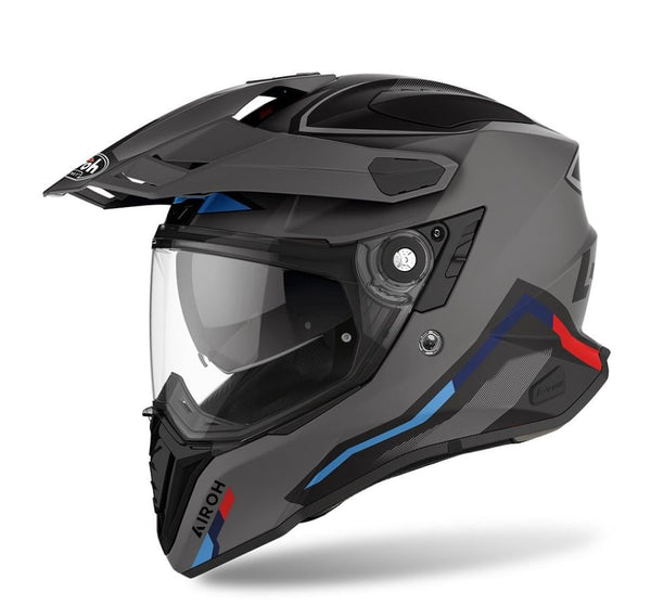 Airoh I Commander XS Skill Matt Indent Adventure Motorcycle Helmet Size XS 54cm