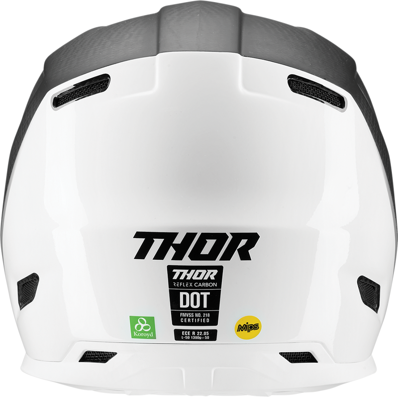 Thor Helmet MX Reflex Carbon L S21 Polar White Large