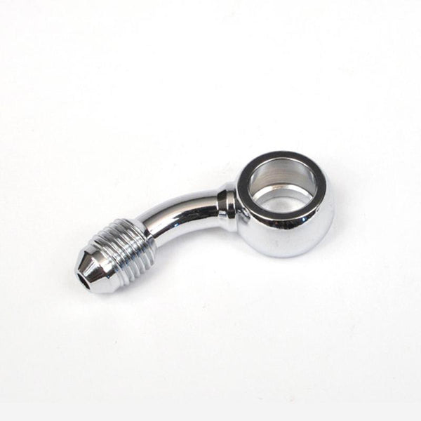 Whites Brake - 10mm Banjo - 45Deg@90 - Chrome Steel