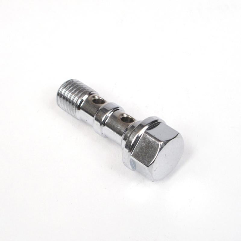 Whites Brake - 10mm Double Banjo Bolt - Chrome 10x1.25