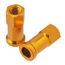 DRC Rim Lock Nuts 2PCS Gold