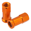 DRC Rim Lock Nuts 2PCS Orange