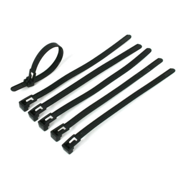 DRC Drc Release Tie Wrap Black 150MM 6PCS