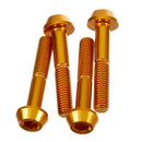 DRC Aluminum M6 Taper Bolts 35MM Gold 4PCS