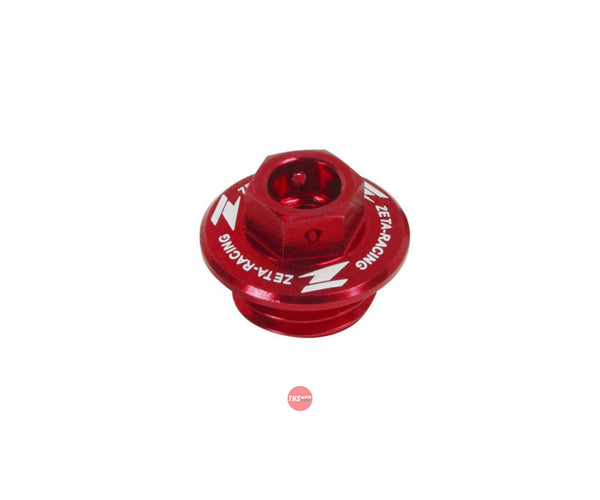 Zeta Oil Filler Plug Cr crf Yz yzf wrf, Klx Red ZE892110