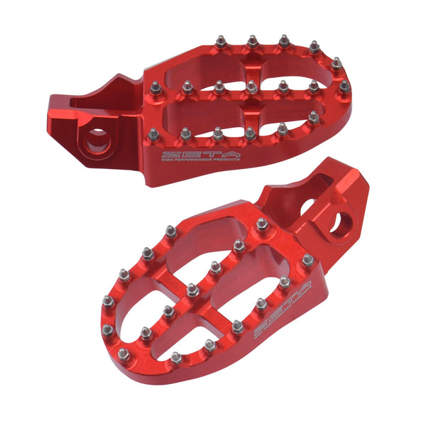 ZETA ALUMINUM FOOTPEGS GASGAS MC/EC RED