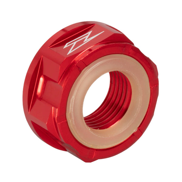 Zeta Axle Nut M16X27-P1.5 H13L Red ZE938022