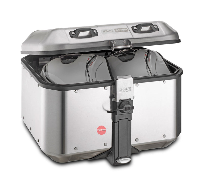 Givi Monokey Top Box 46LT Dolomiti Alu Silver DLM46A