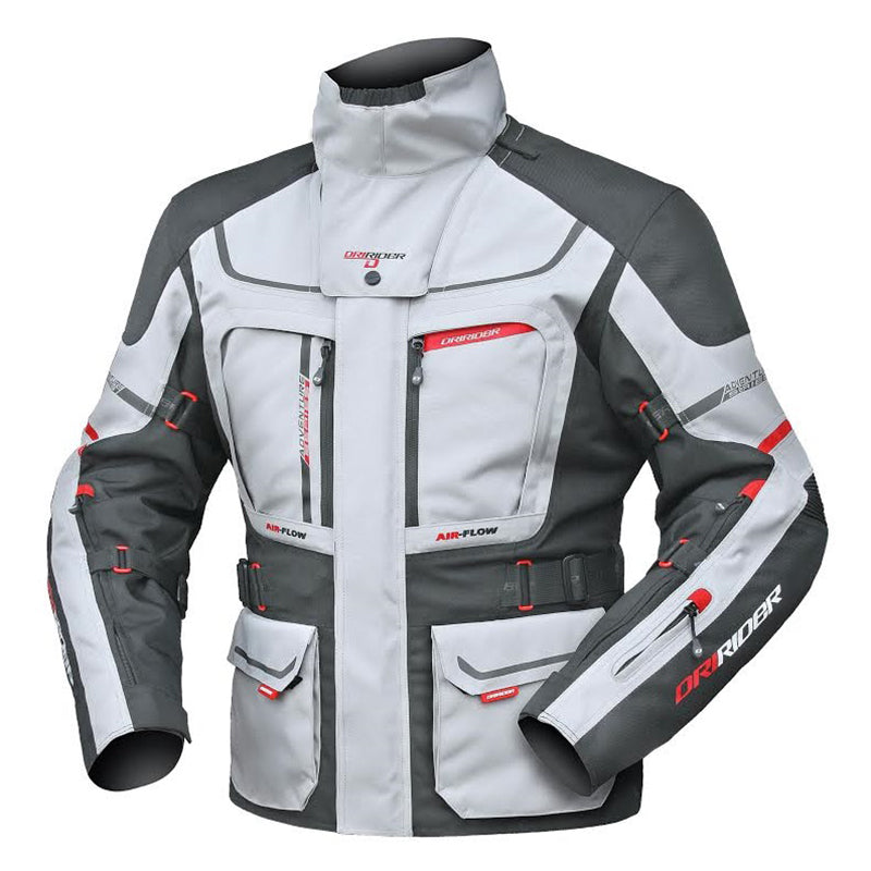 Dririder Vortex Adventure 2 Jacket Grey Black Small