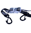 Oneal DELUX Tiedowns W/ Soft Loop & Secure Hook Black 1-1/2"