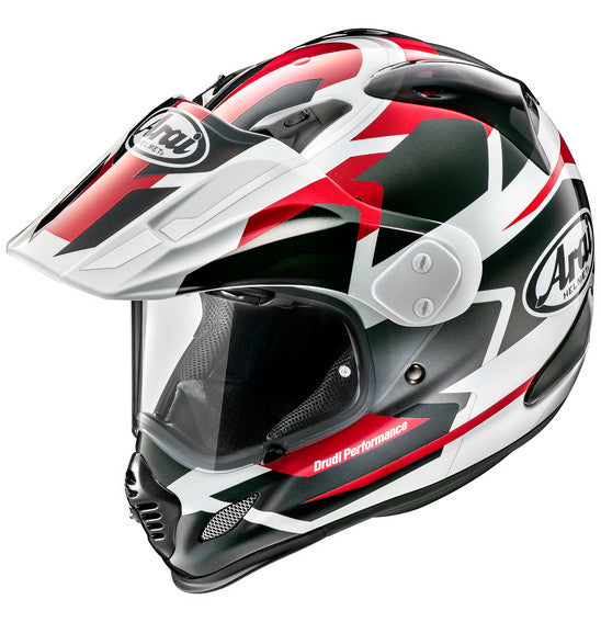 Arai XD-4 DEPARTURE Red  Size Medium 57cm 58cm Adventure Helmet
