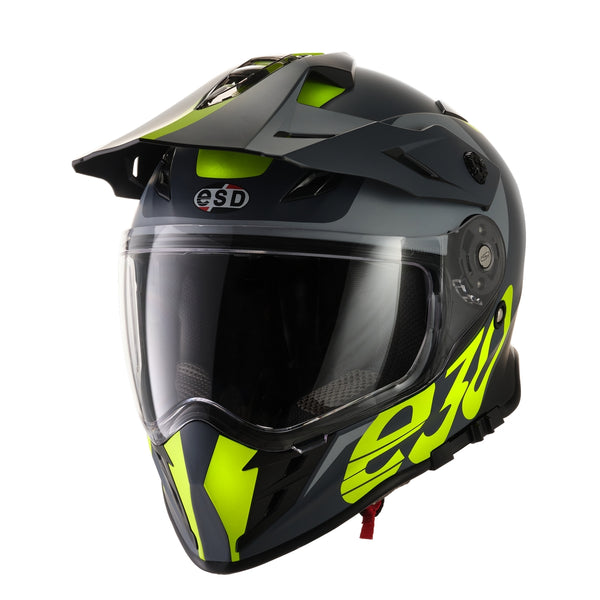 Eldorado Helmet E30 Adventure Fluro Graphic Extra XS