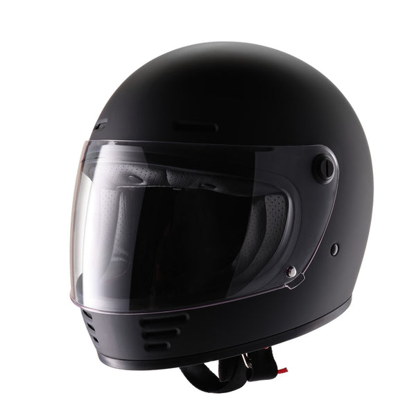 Eldorado Helmet E70 Retro Design Matt Black Small