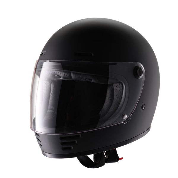 Eldorado Helmet E70 Retro Design Matt Black Large