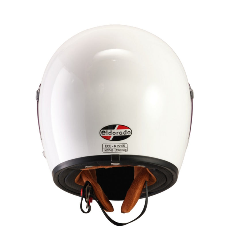 Eldorado E70 Retro Design White Road Helmet Size Small 56cm