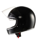 Eldorado E70 Retro Design Gloss Black Road Helmet Size Medium 58cm
