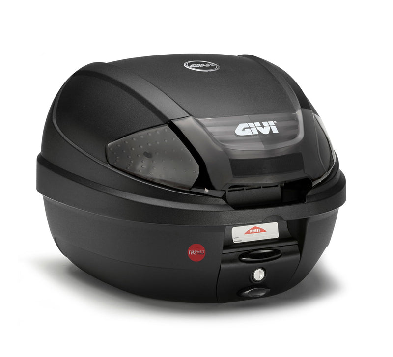 Givi Monolock Top Box 30LT Black Tech Reflectors E300NT2