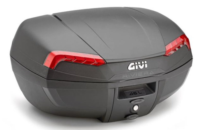 Givi Monolock Top Box 46LT Riviera Black (Mounting Plate Included)