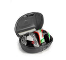 Givi Monolock Top Box 47LT Simply Iii Black Tech Reflectors E470NT