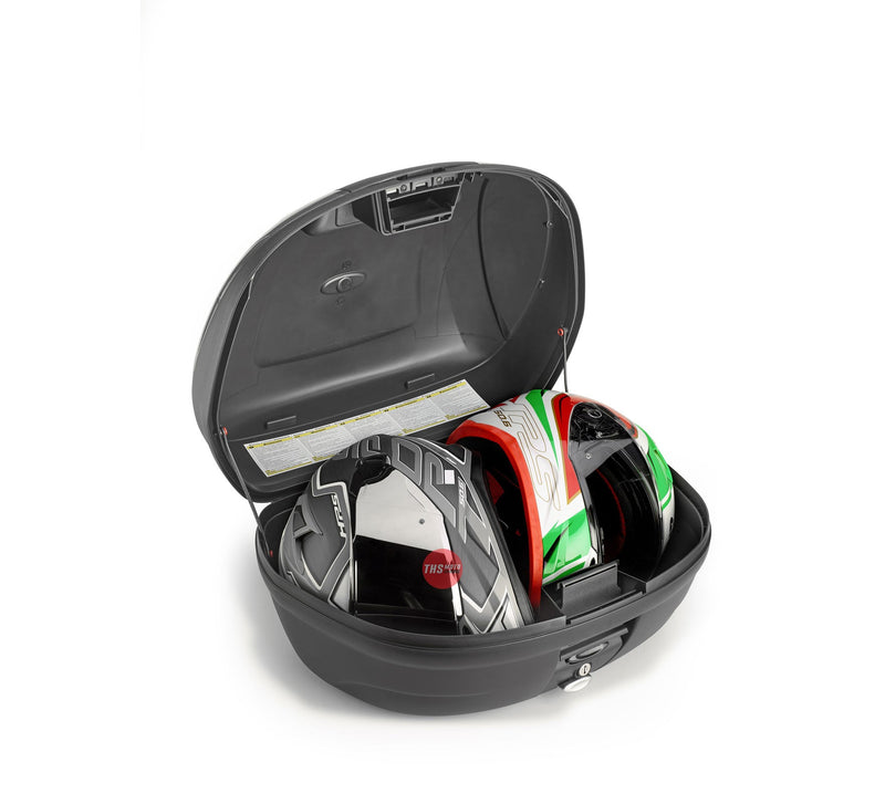 Givi Monolock Top Box 47LT Simply Iii Black Tech Reflectors E470NT