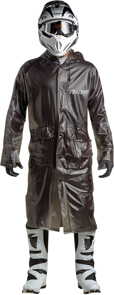 Thor Trench Coat MX Black Excel Rain One fits most