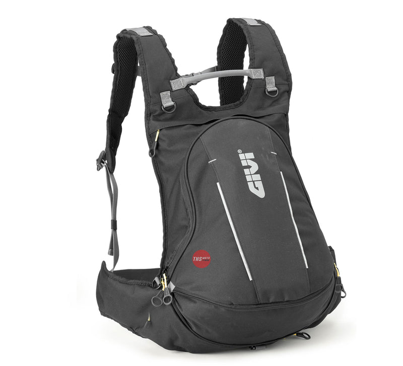 Givi Backpack 22LT Expandable With Helmet Holder Black EA104B