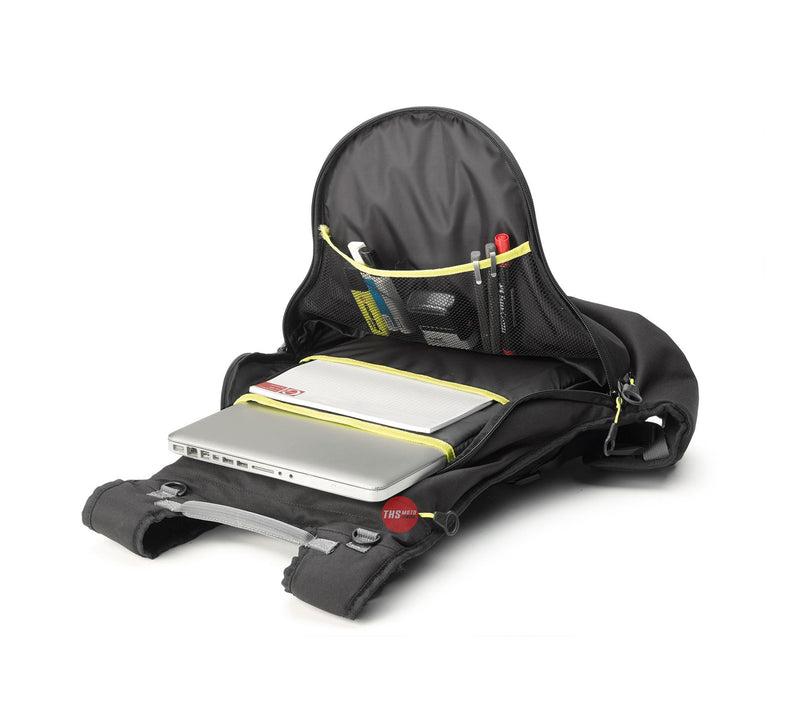 Givi Backpack 22LT Expandable With Helmet Holder Black EA104B