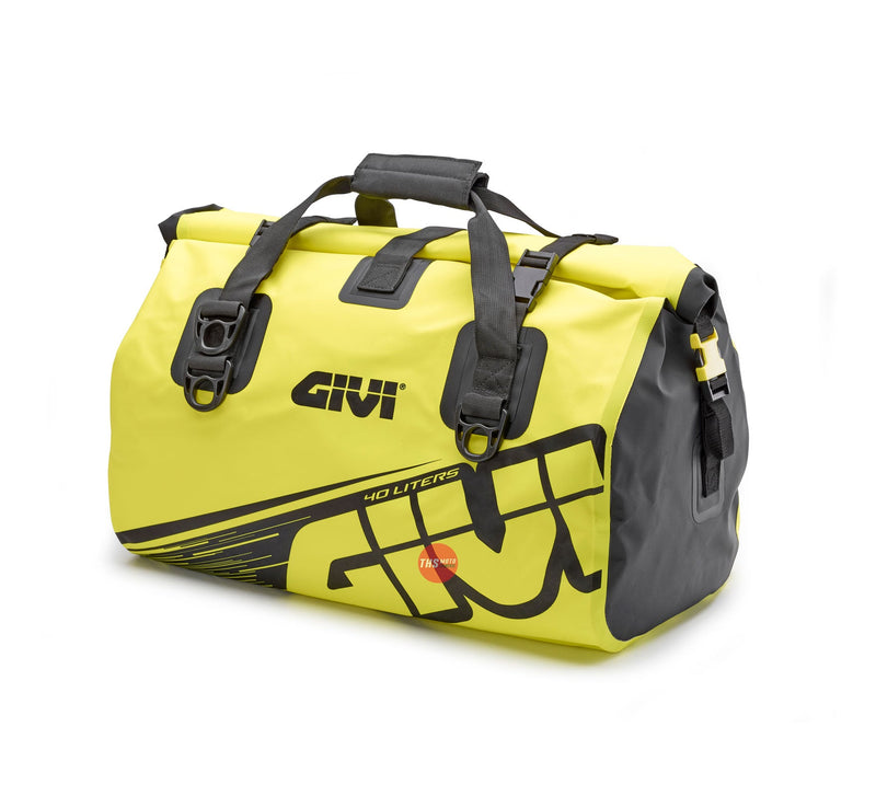 Givi Cargo Bag Roll Top Waterproof 40LT Fluro Yellow EA115FL