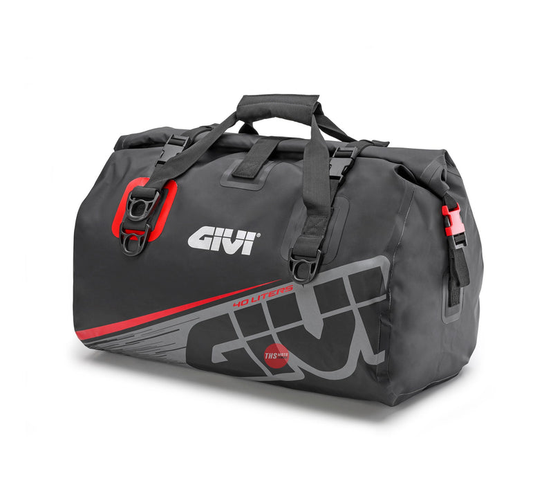 Givi Cargo Bag Roll Top Waterproof 40LT Grey/red EA115GR