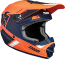 Thor S21Y Sector MIPS MX Split Orange Navy Off Road Helmet Size Youth Large 51 52cm