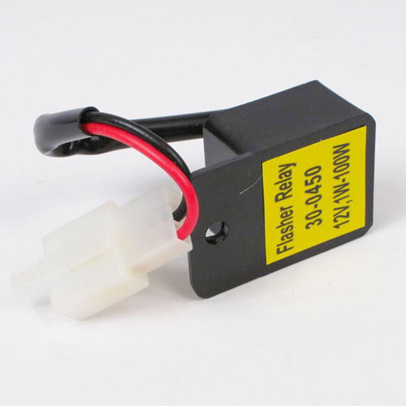 Whites Flasher Relay Led Universal 12 Volt 2 Wire (square)
