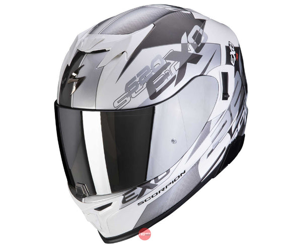Scorpion Exo-520 Air Cover White Motorcycle Helmet Size Medium 57-58cm