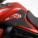 R&G Tank Grips Triumph Tiger Clear 900 20- cut out for graphics