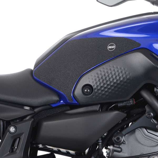 R&G Tank Traction Grips Black Yamaha MT-07 21-