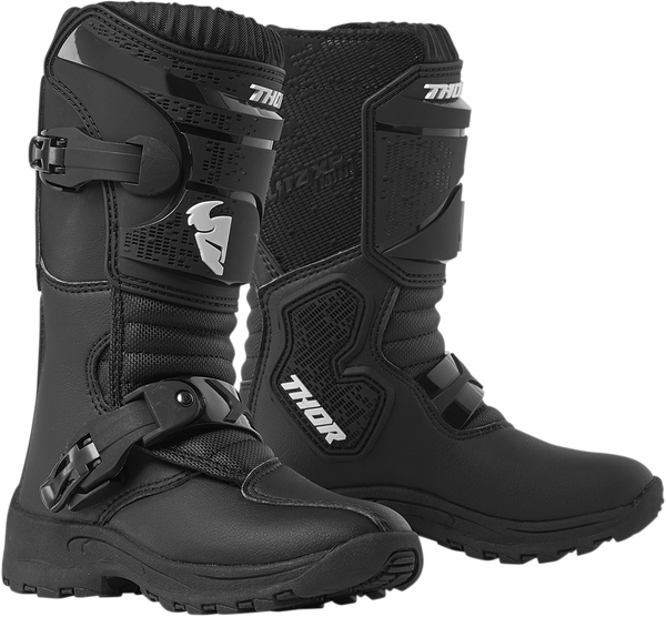 Thor MX Mini Blitz XP Black 13 Boots Size EU 31 Youth