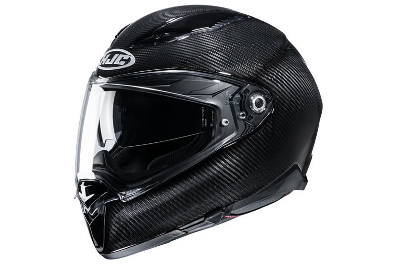 HJC F70 Carbon Black Motorcycle Helmet Size Medium 58cm