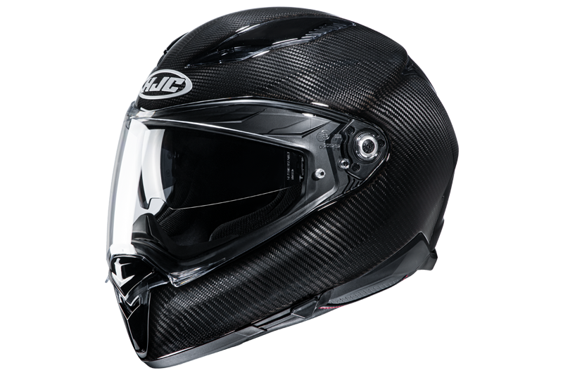 HJC F70 Carbon Black Motorcycle Helmet Size Small 56cm