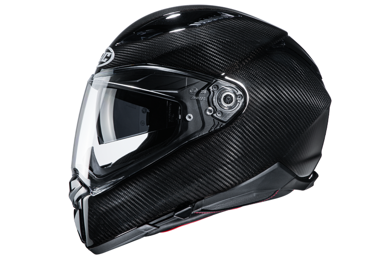 HJC F70 Carbon Black Motorcycle Helmet Size XL 62cm