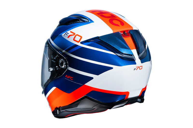 HJC F70 Tino MC21 Motorcycle Helmet Size XL 62cm