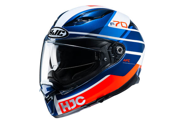 HJC F70 Tino MC21 Motorcycle Helmet Size Medium 58cm