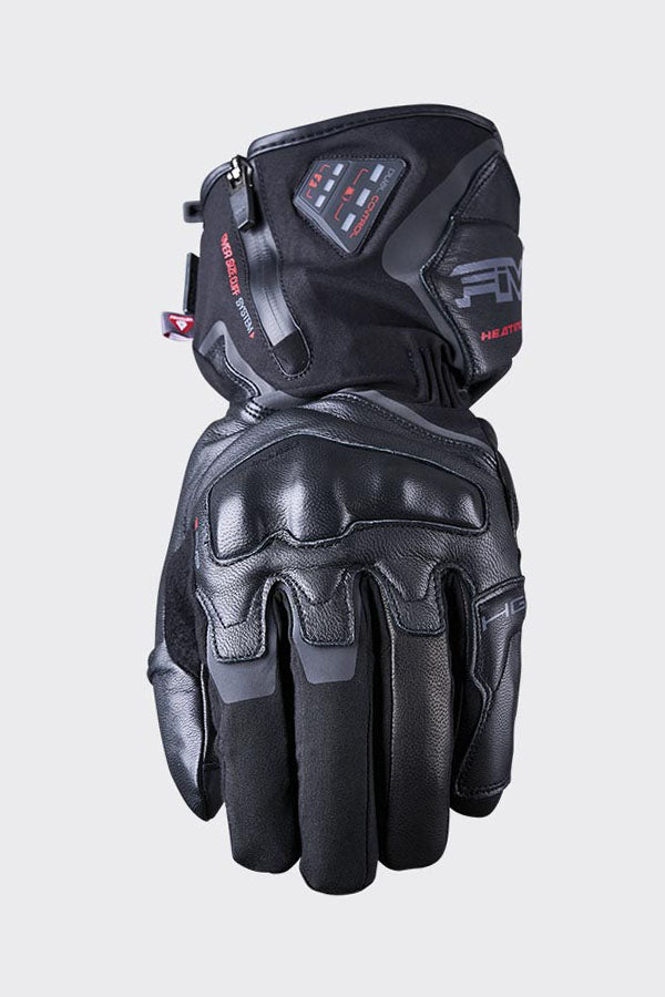 Five Gloves HG1 EVO WP Black Size Large 10 Heated Motorcycle Gloves