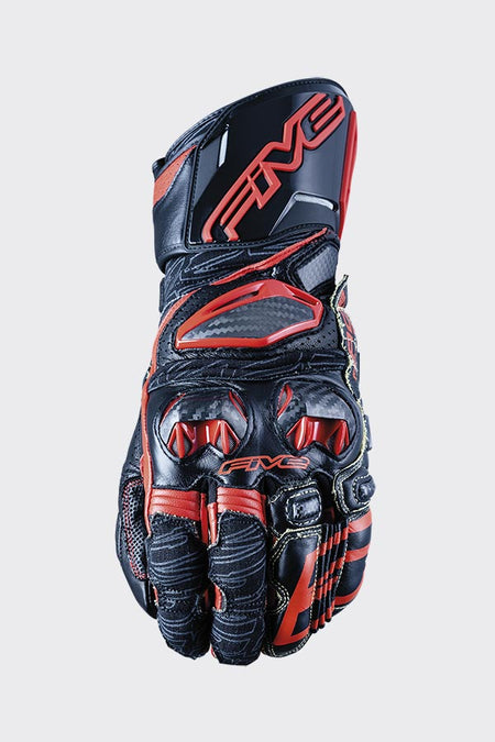 Five Gloves RFX RACE Black / Red Size Large 10 Motorcycle Gloves