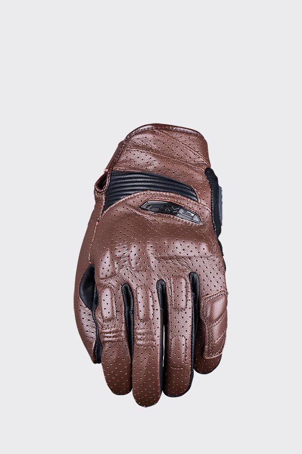 Five Gloves SPORTCITY EVO Brown Size Medium 9 Motorcycle Gloves