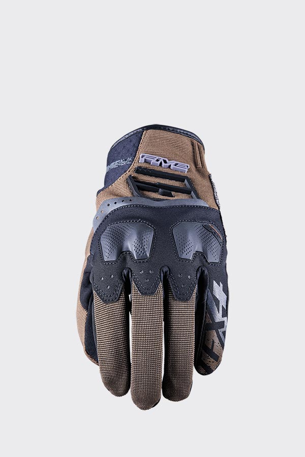 Five Gloves TFX4 Brown Size Medium 9 Motorcycle Gloves