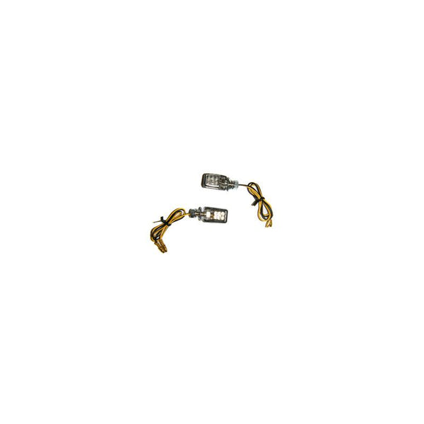Whites Flasher Indicator Uni Micro Led Black Pair