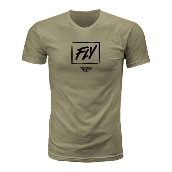 Fly Racing Zoom T-shirt Light Olive Large
