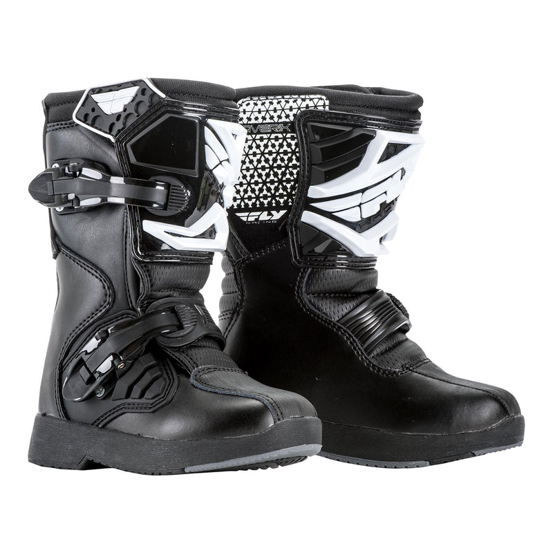 Fly Maverik 21 Black JNR SZY11 Boots Size EU Y11 Youth