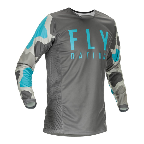 Fly 2021 Kinetic K221 Jersey Grey Blue Medium